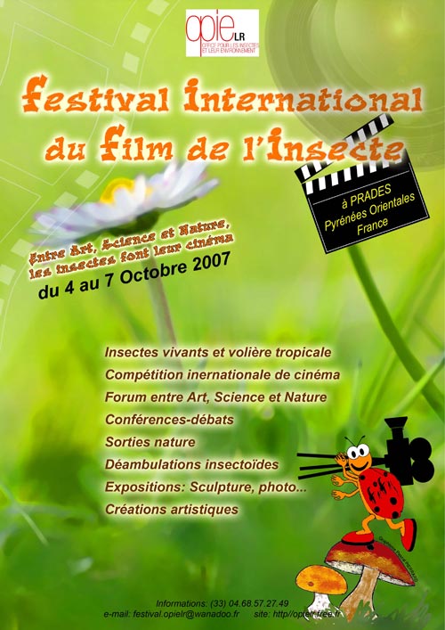7th International Film Festival of Insects is organised by OPIE-LR 