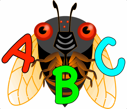 Cicada Alphabet