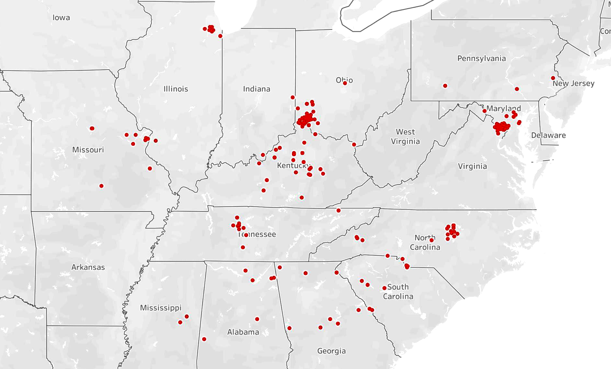 June 1 map